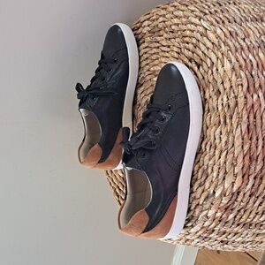 Naturalizer Womens‎ Morrison Black Leather/Brown Suede  Athleisure Sneakers S-9
